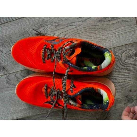 EUC Saucony Womens Ride 15 Running Shoe Campfire Story size 8.5 - Picture 5 of 8